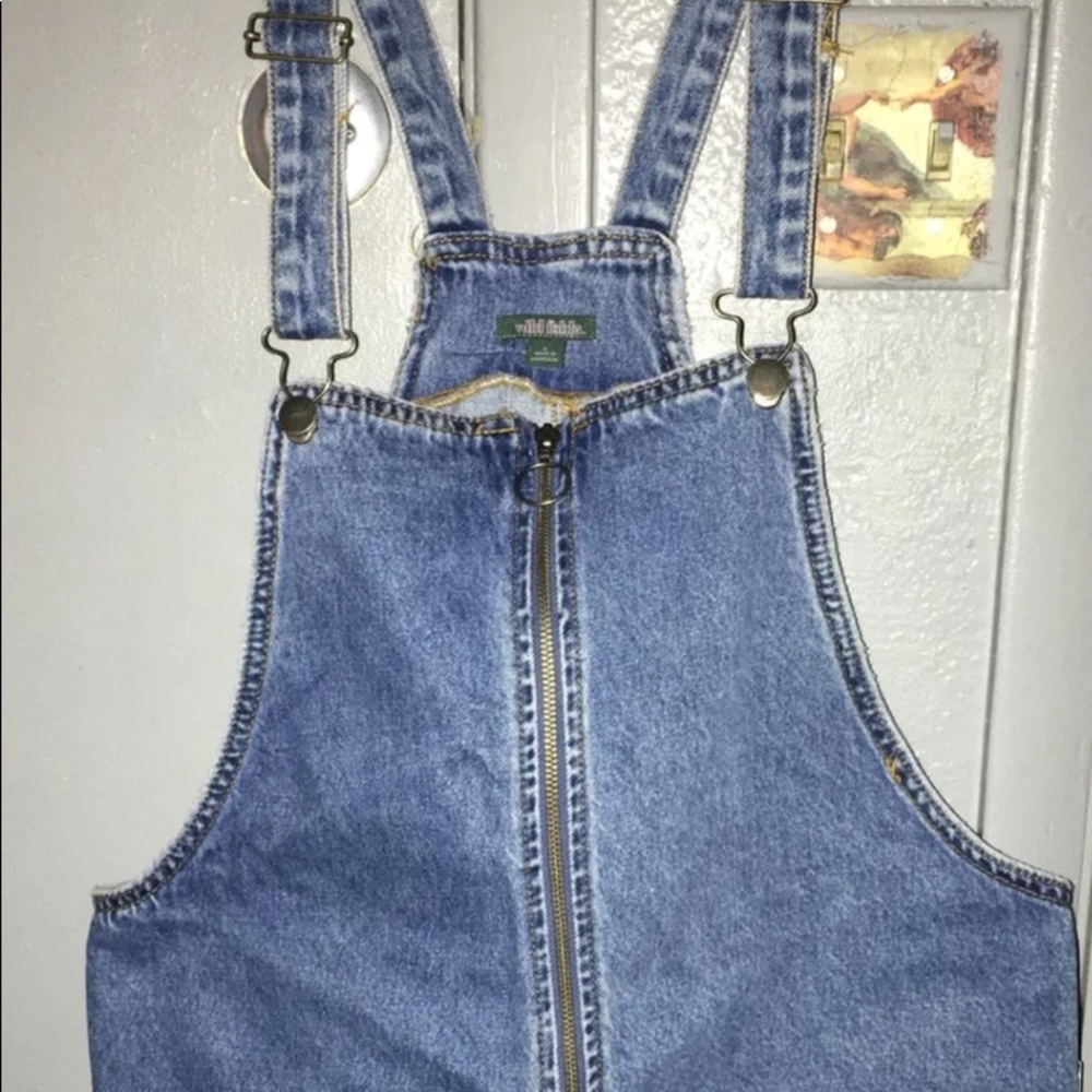 JEAN OVERALL DRESS